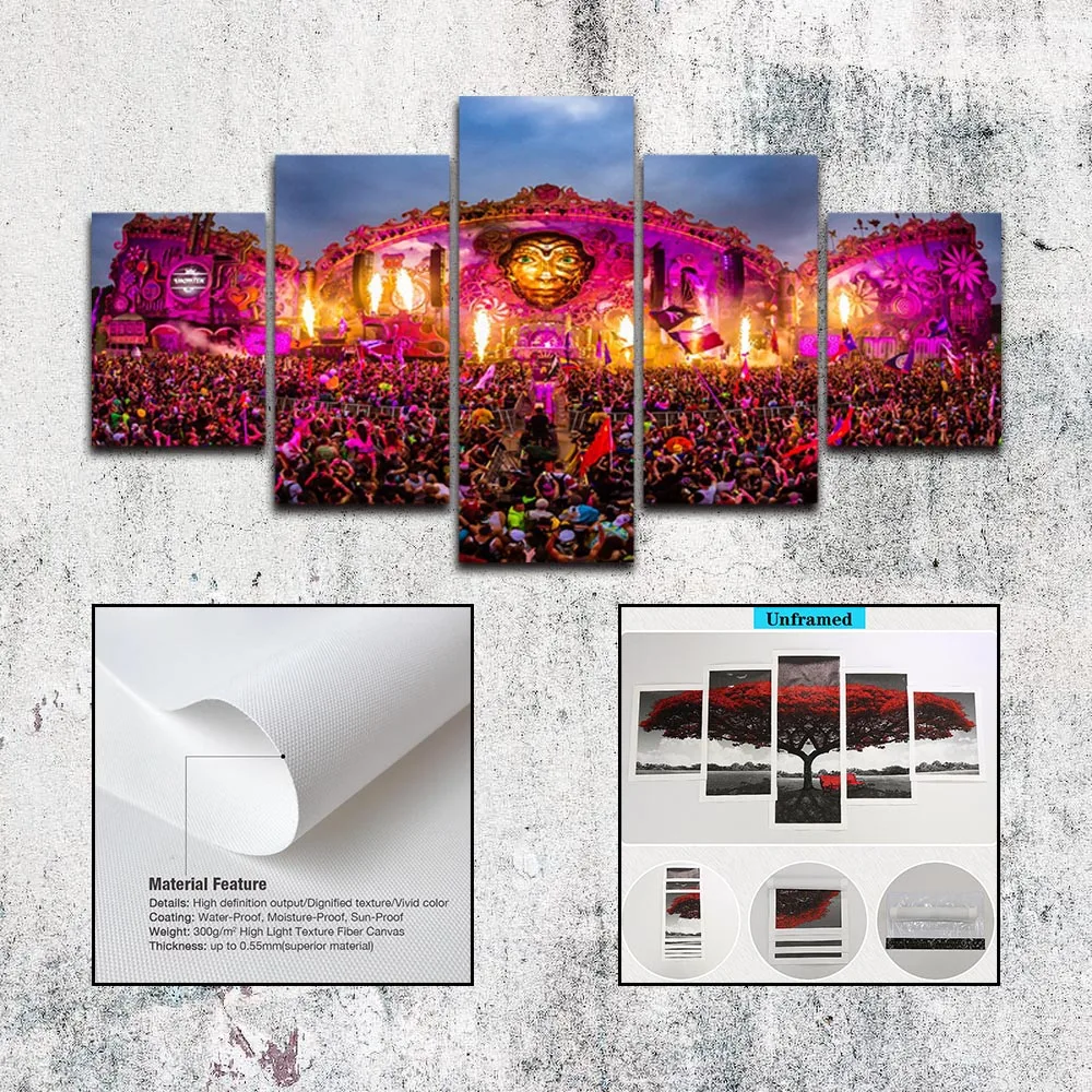 

Canvas Painting Wall Art Mainstage Posters and Prints Wall Pictures for Living Room Decoration Home Decor