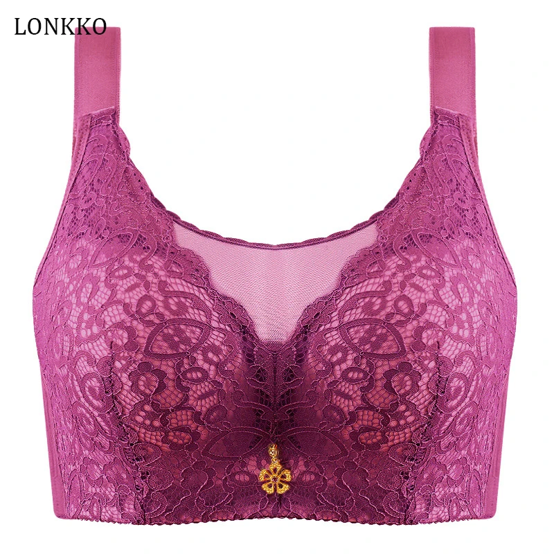 Женский бюстгальтер размера плюс сексуальное кружевное нижнее белье минимайзер