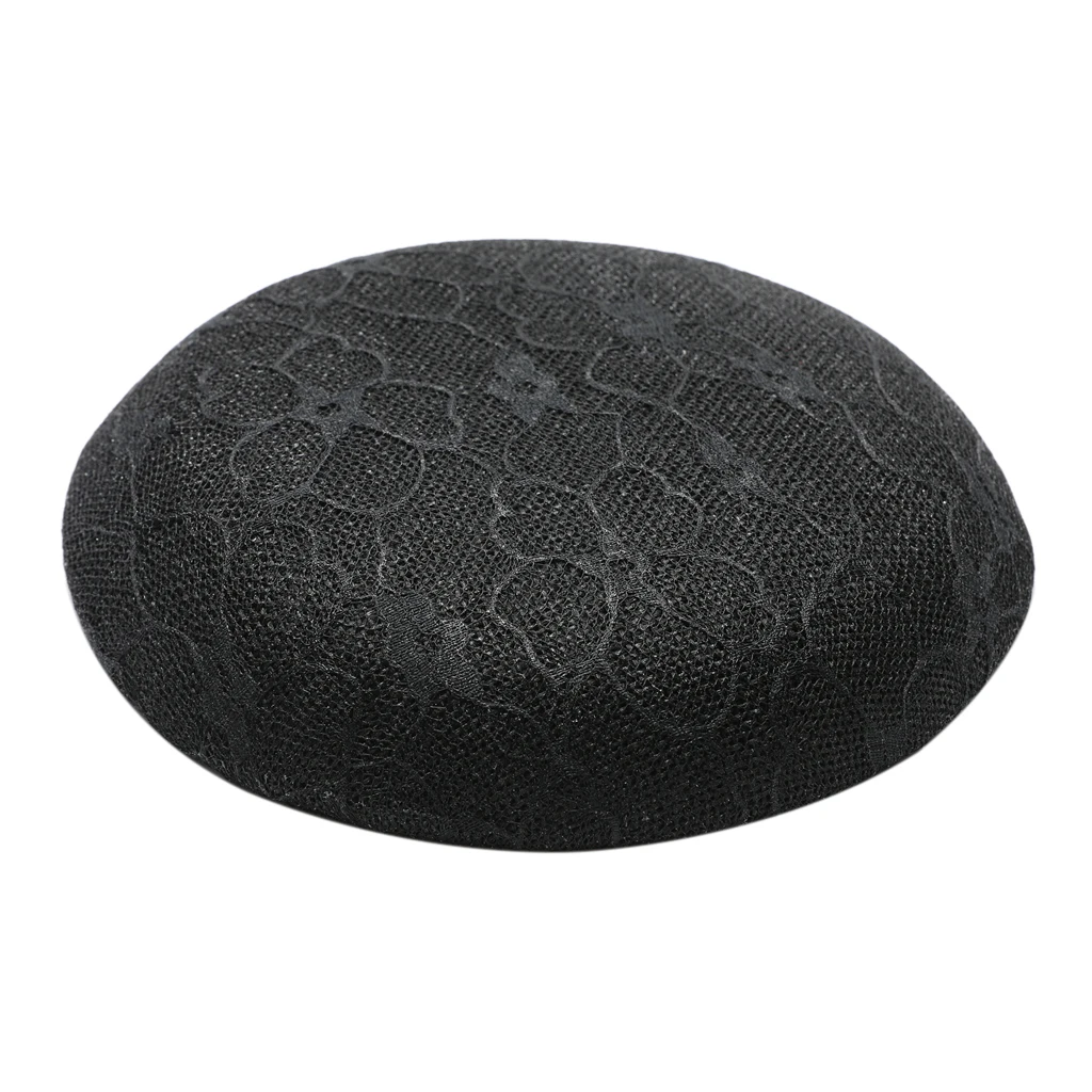 Винтажная Женская кружевная шляпка Millinery Вуалетка аксессуар для волос черная