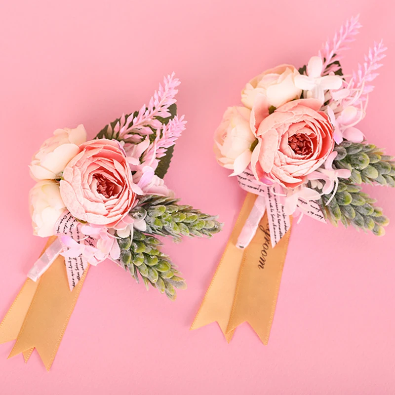 Искусственный цветок с головой камелии Шелковая Роза 3 5 см для украшения дома