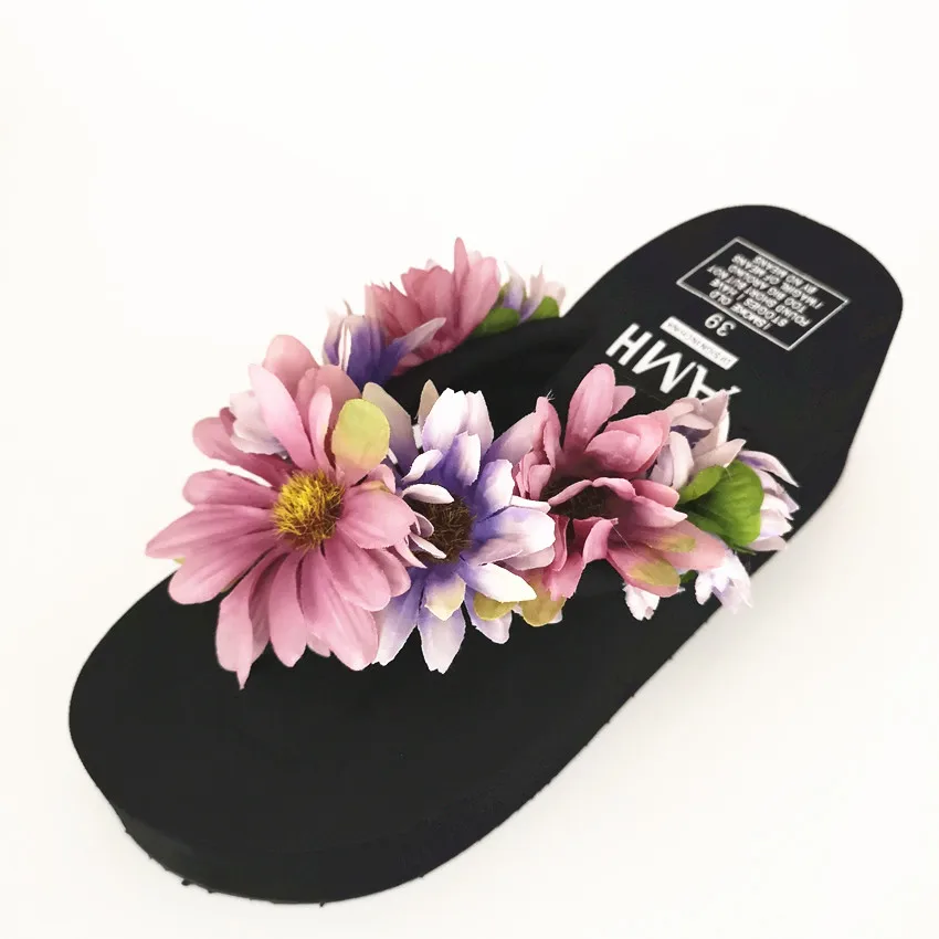 HAHAFLOWER/Новинка модные Вьетнамки с открытым носком женские сандалии на плоской