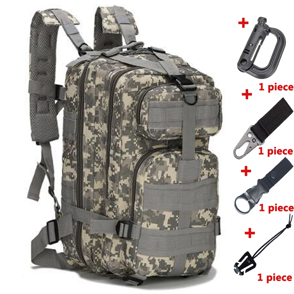 Bag 01 Военная Тактическая Сумка армейский рюкзак Molle штурмовой Водонепроницаемый Открытый походный рюкзак для охоты - Цвет: Bag 01