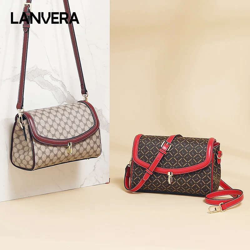 Новая женская сумка через плечо наплечная с принтом квадратная слинг-сумка |