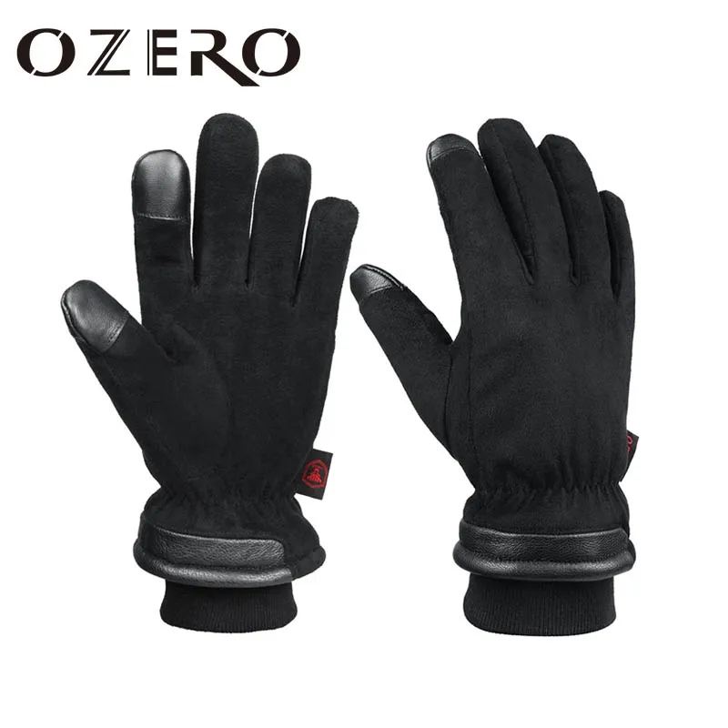OZERO водонепроницаемые перчатки с сенсорным экраном мотоциклетные из натуральной