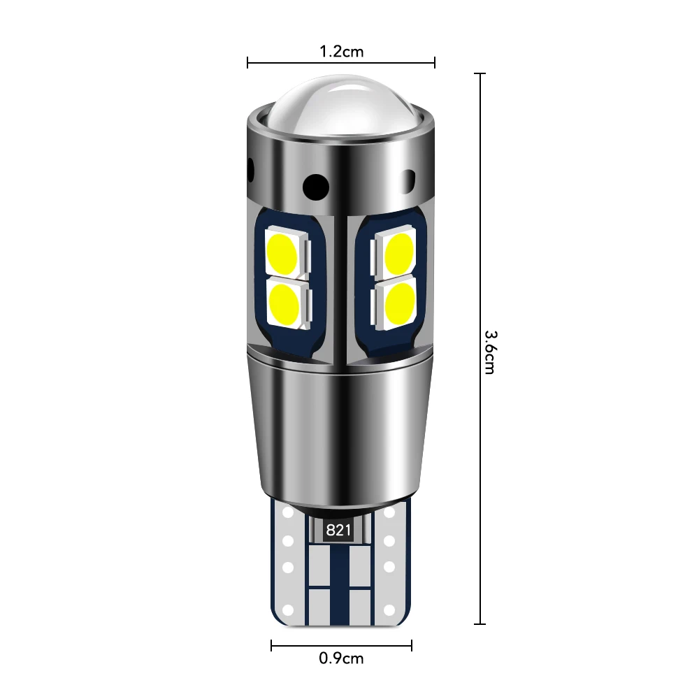2PCS T10 W5W LED Bulbs Car Interior Light Parking Lamp for mazda 2 3 5 6 cx5 cx7 mx5 suzuki sx4 jimny swift saab 93 95 | Автомобили и
