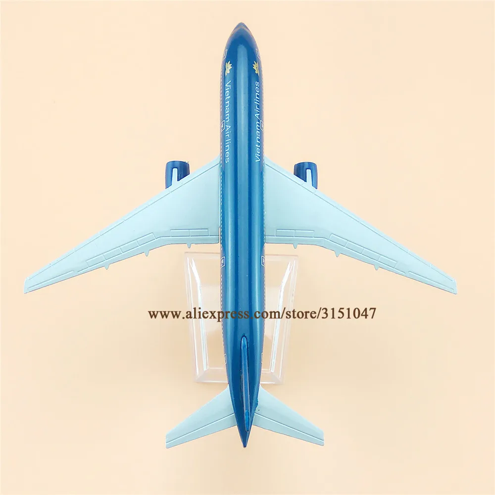 Модель самолета 16 см авиакомпании Вьетнам авиалинии B777 модель Боинг 777 из