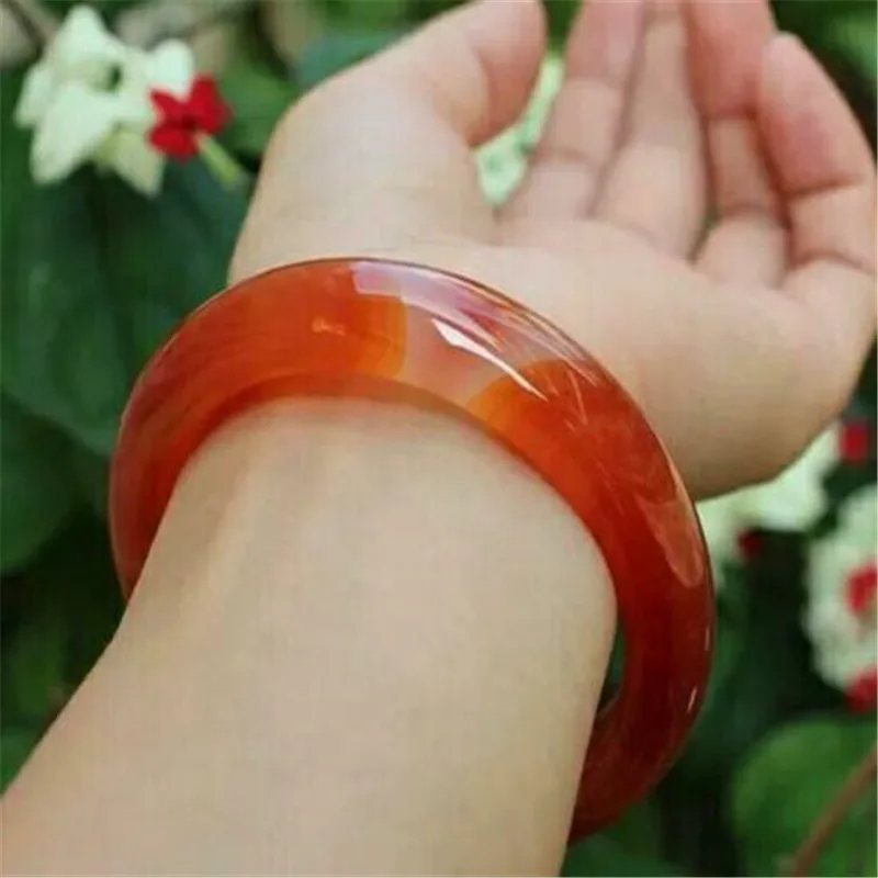 

Очаровательная 100% натуральный браслет из Красного камня AAA 54-64 мм