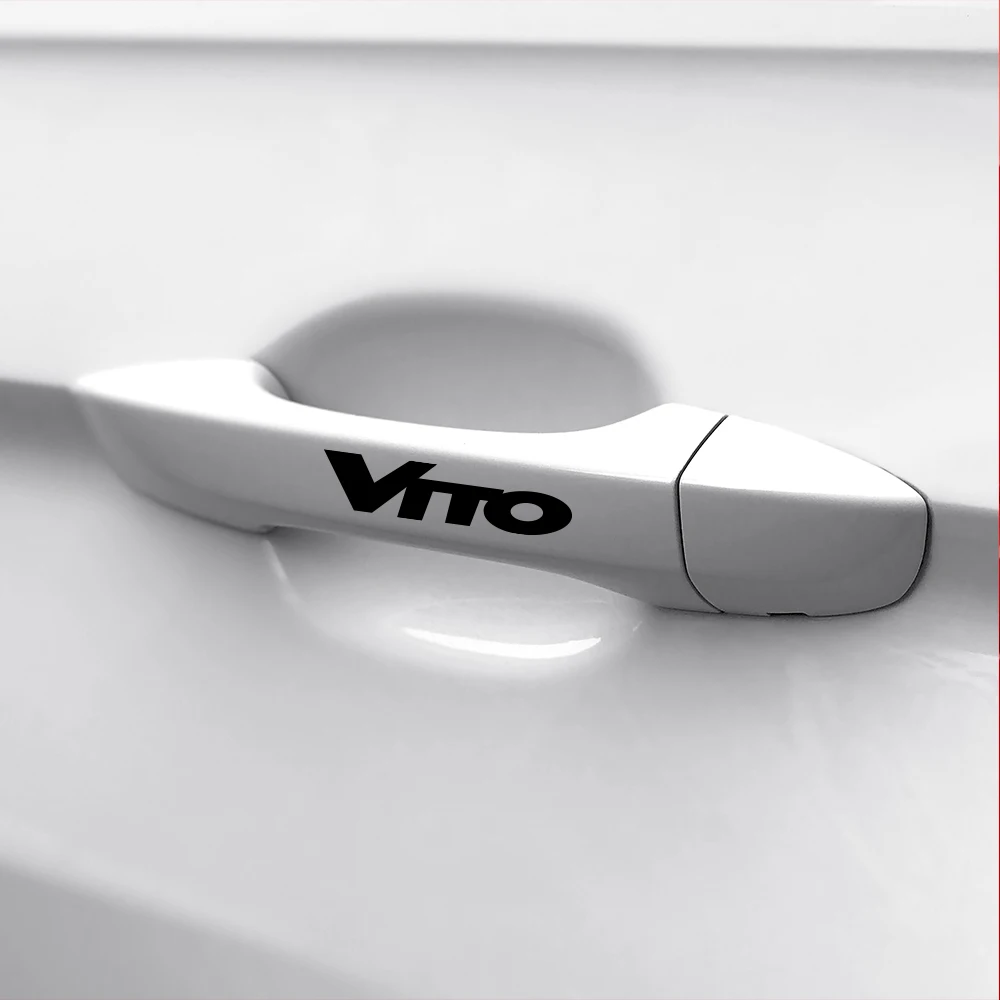 4 шт. наклейки на дверные ручки для Mercedes Benz CITAN SPRINTER VITO VIANO R CLASS V автомобильные