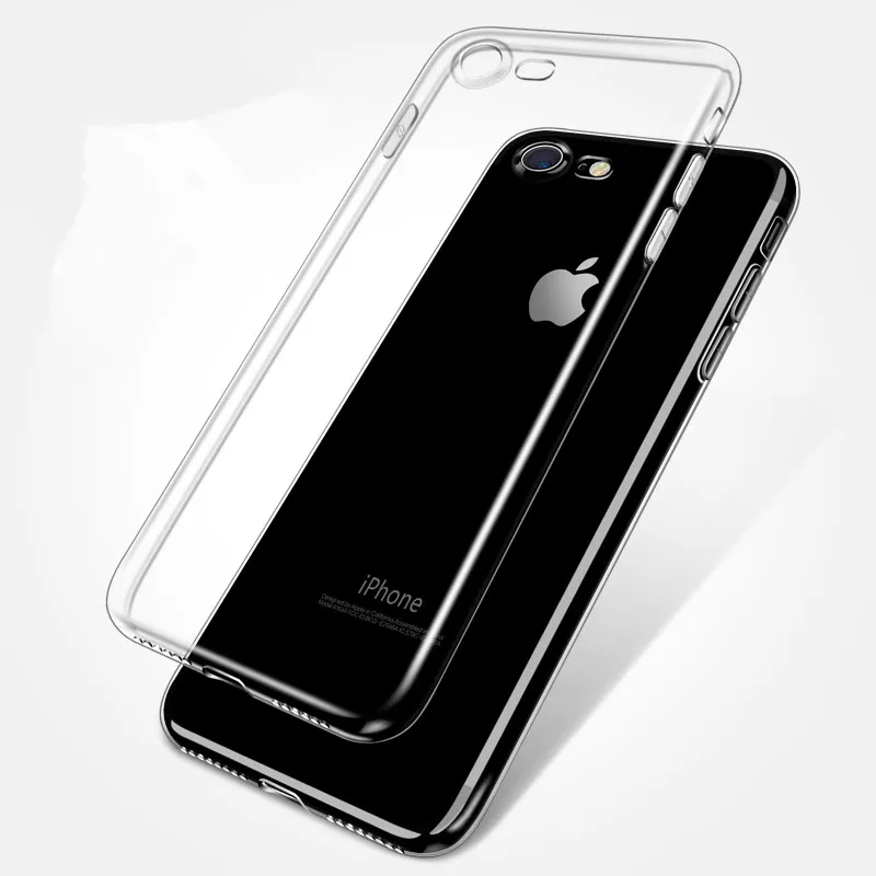 Transparent shockproof TPU Silica gel case For iPhone 11 Pro Max X XR XS MAX 7 8 PLUS 5 5s se 6 6S soft Clear Cover |