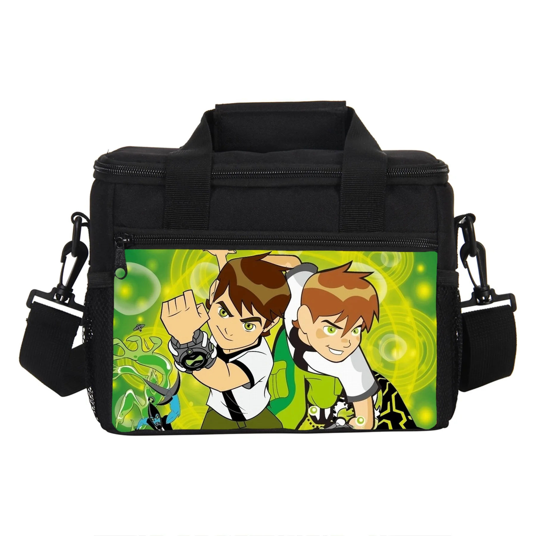 Карикатурные Защитники Земли BEN10 Портативная сумка для обеда в школу Ранний обеденный ящик для детей и студентов.