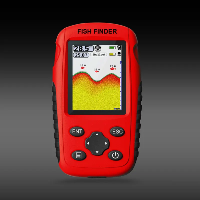 Портативный Перезаряжаемый рыболокатор беспроводной гидролокатор датчик