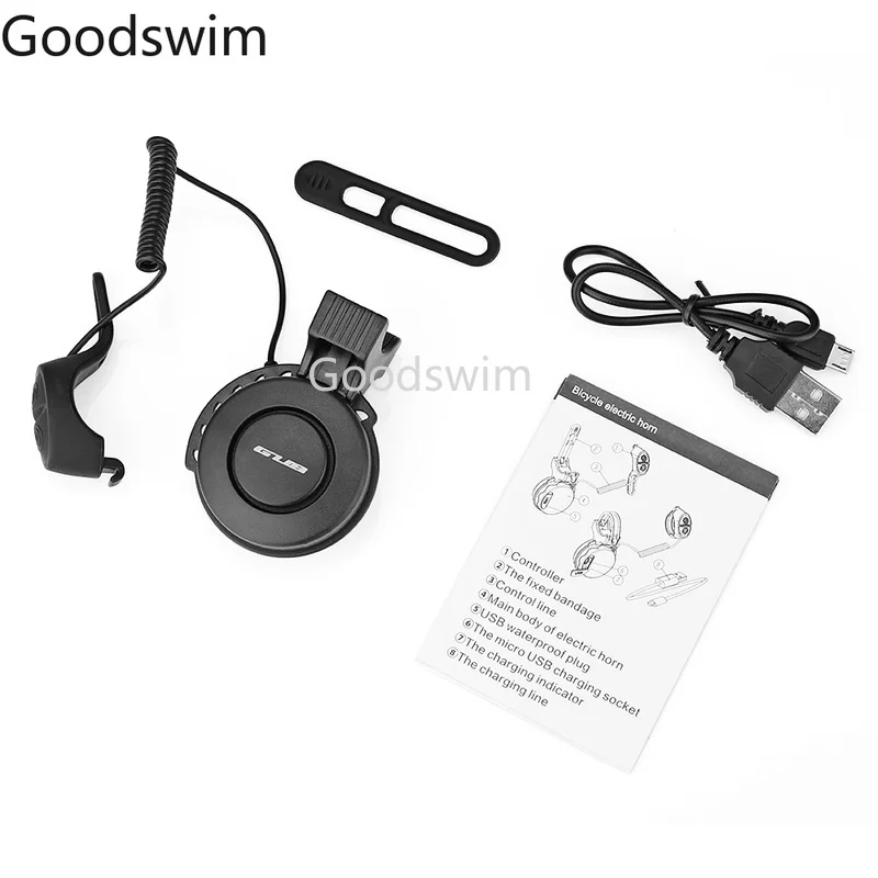 Rechargeable Electronic Horn Bell For Xiaomi Scooter M365 Waterproof Loud Volume Handlebar Electric Ring Alarm | Спорт и развлечения
