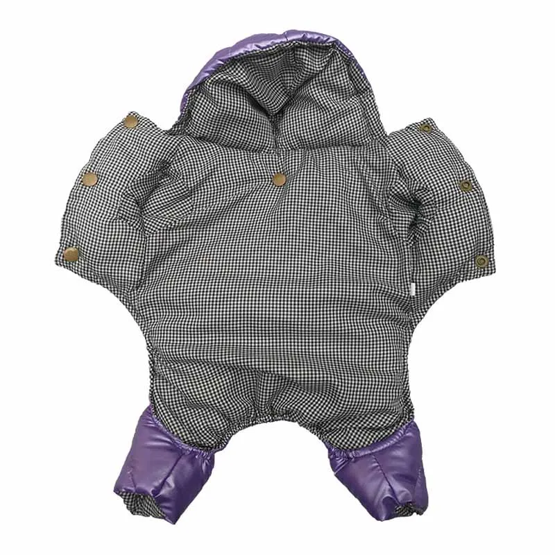 Winter Pet Dog Clothes For Small Dogs Waterproof Jacket Jumpsuit Thicken Warm Puppy Down Coat Overall Chihuahua Pug Clothing | Дом и сад