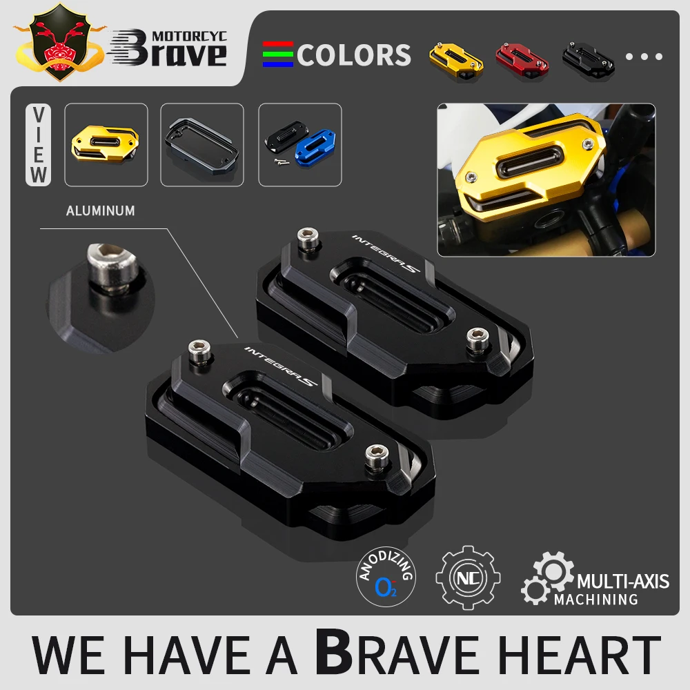 

Motorcycle Accessories For Honda Integra 700 750 S 750D DCT NC750 NC750D 2012 2013 2014 2015 Brake Fluid Reservoir Cover Cap