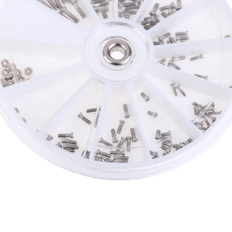 

120 Pcs/Box Assorted Stainless Steel Glasses Screws Set With Small Screwdriver For Glasses Watches Electronic