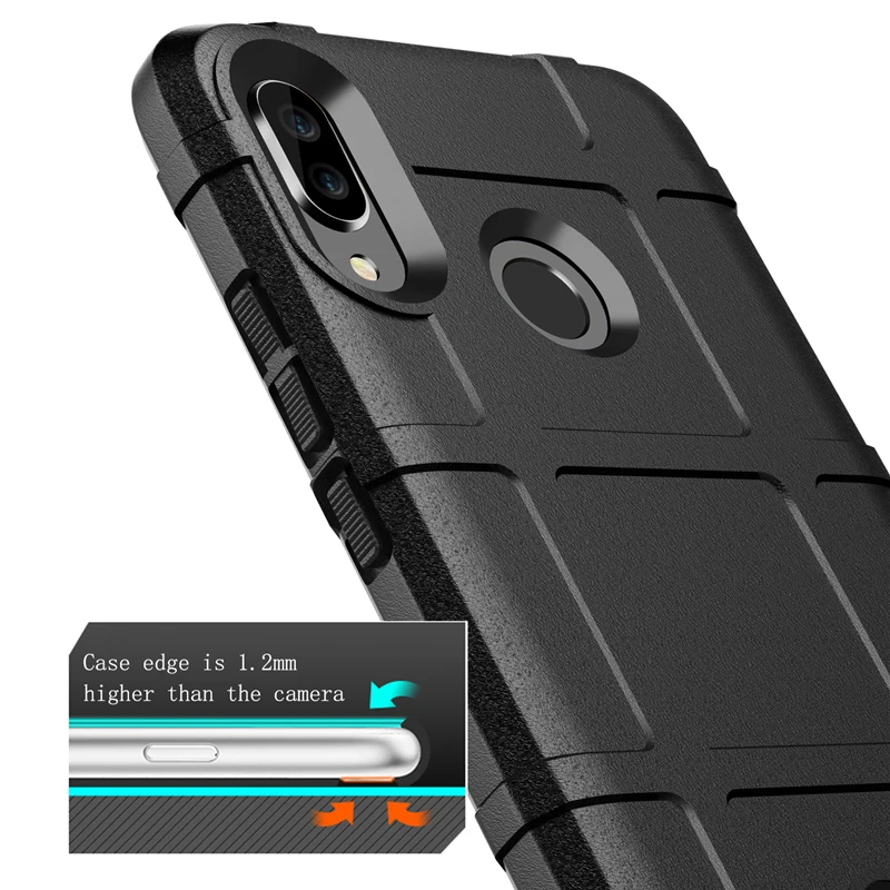 Силиконовый чехол SUEF Shield для huawei Nova 3 телефона s 360 градусов полный Чехол мягкий