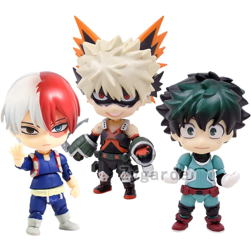 

My Hero Academia Bakugo Katsuki 705 Midoriya Lzuku 686 Todoroki Shoto 1112 Assemble Change Face Action Figure Doll Toy Gift