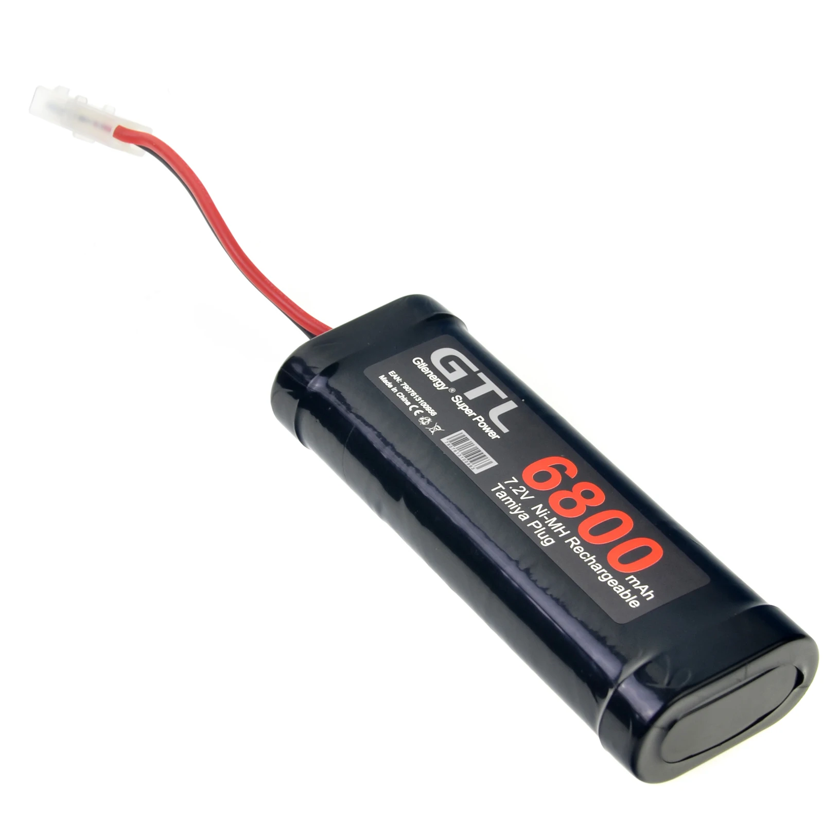 

4x GTL 7.2V 6800mAh Ni-MH Rechargeable Battery pack for RC Tamiya black