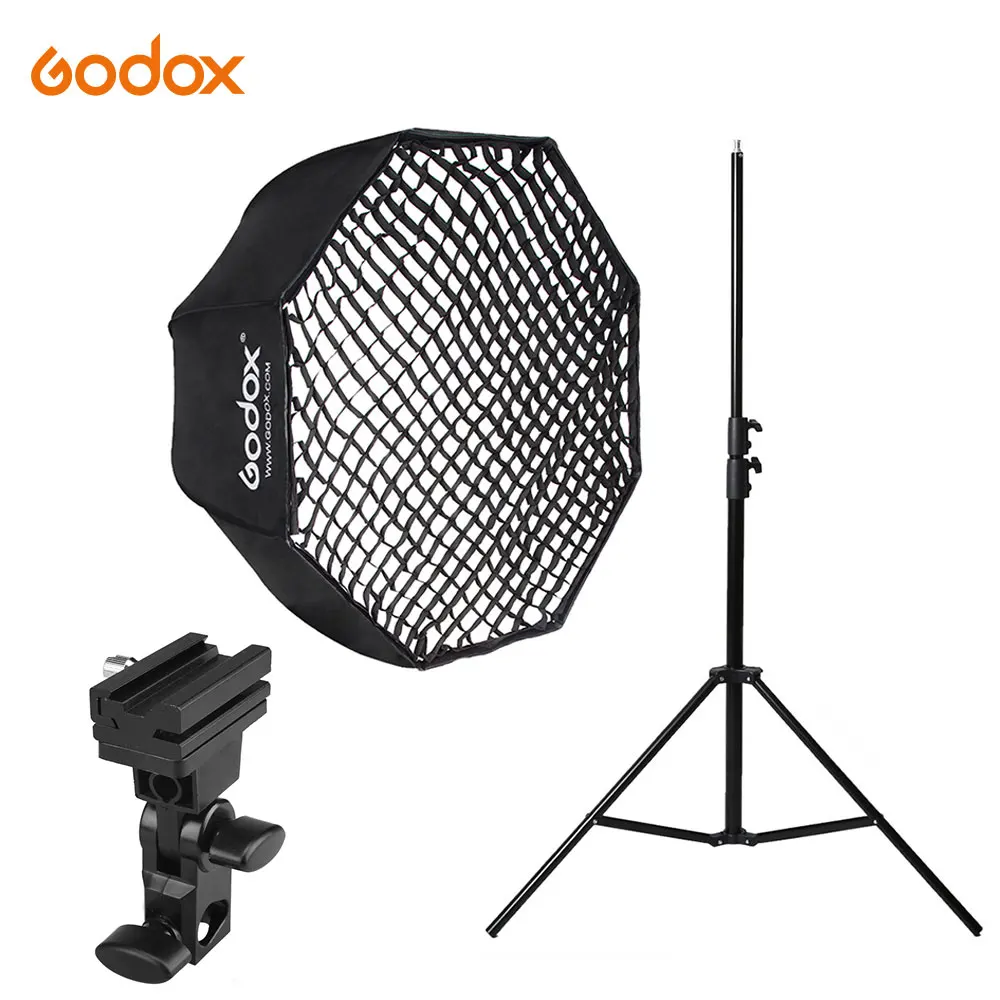 Godox портативный 120 см/47 &quotсотовый сетчатый Зонт восьмиугольный софтбокс с 280 см