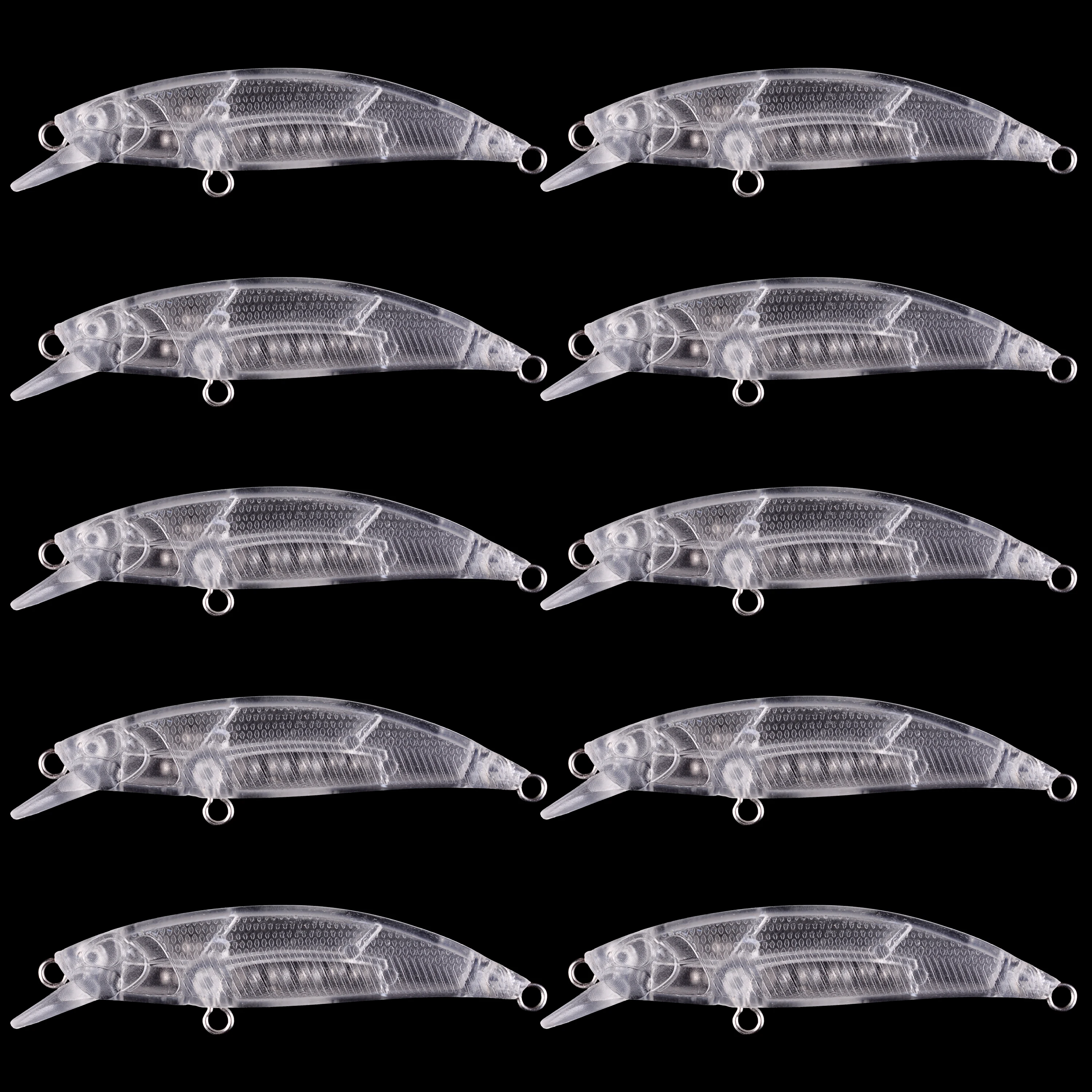 20 шт. Неокрашенный плавающие рыболовные приманки жесткая искусственная приманка