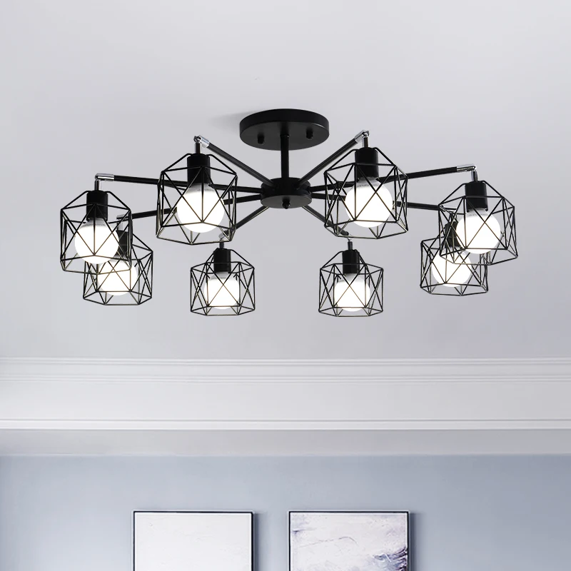 

Nordic Modern led pendant lights for dining living room shop led hanging pendant lamp fixture Matte black/white finished