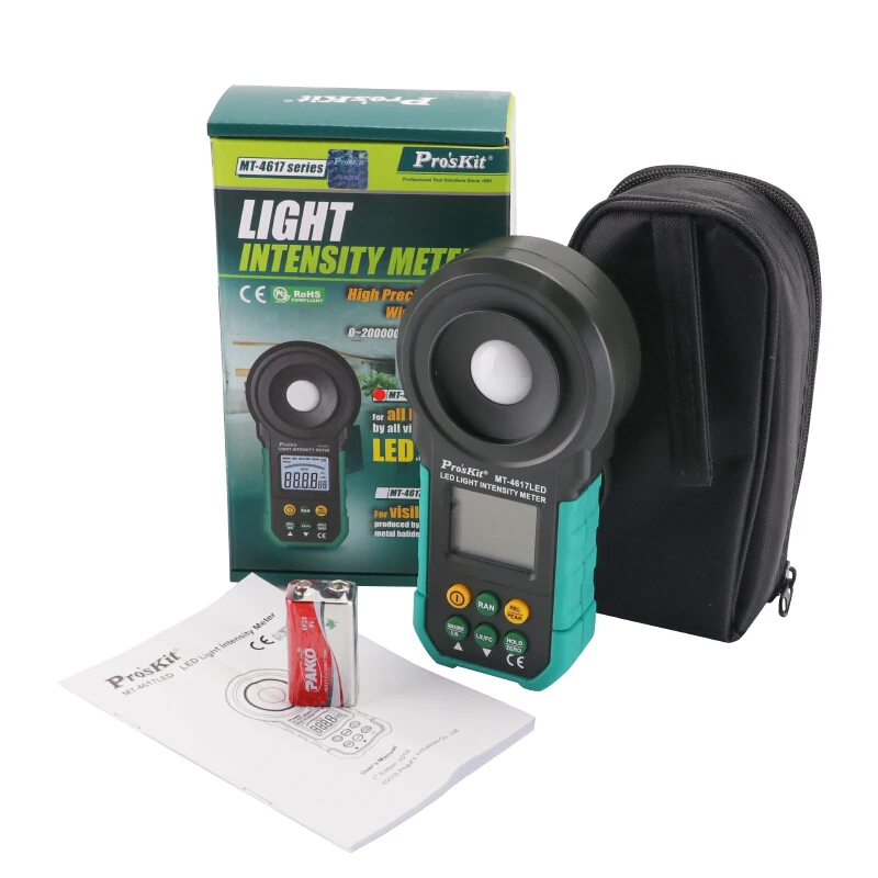 Pro'sKit MT-4617 светодиодный-C светодиодный освещение метр измерительный прибор