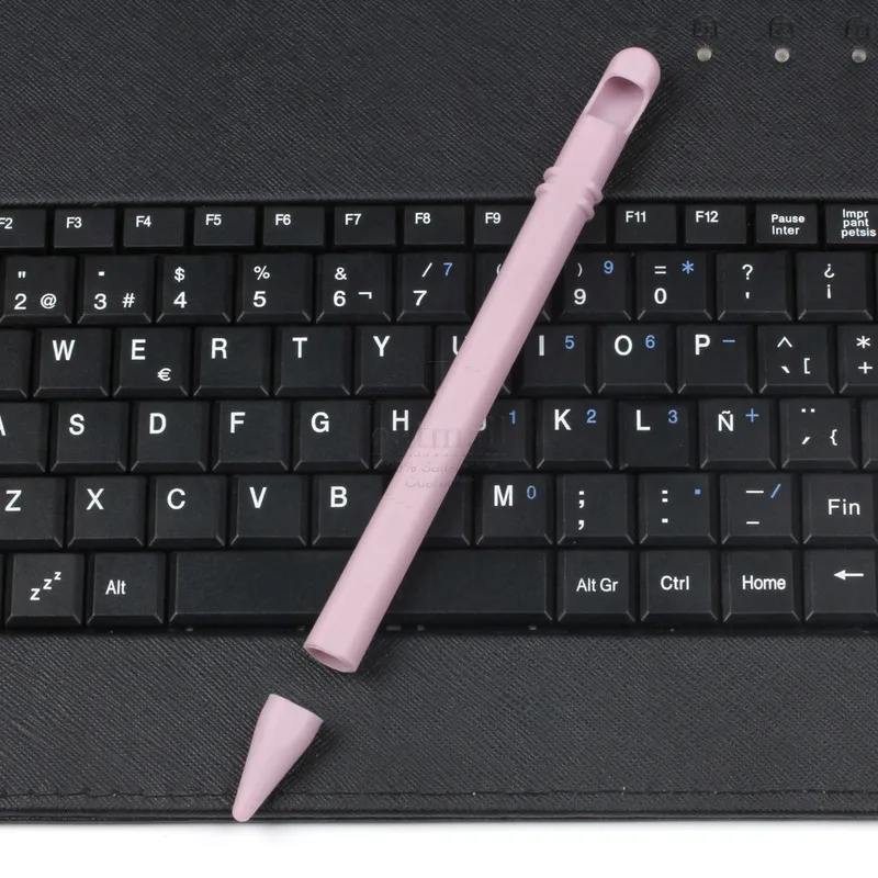 Чехол для Apple Pencil 2, мягкий силиконовый чехол для iPad Pencil 2-го поколения, чехол для планшета, стилус, держатель 360, сумка - Цвета: Pink