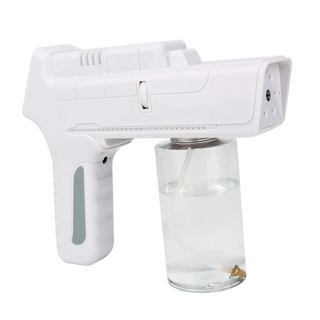 

Household Portable Cordless Sprayer Machine Blue Light Nano Mist Spray Gun Disinfection Machine for Home Office