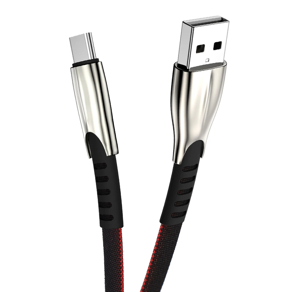 Черный 1 м 2 м 3 м usb type C кабель для зарядного устройства для samsung Galaxy S10 S9 S8 Plus Note 8 9 10 USB-C кабель для быстрой зарядки и передачи данных - Цвет: Черный