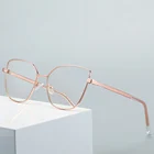 Очки для чтения женские в металлической оправе, с защитой от сисветильник света