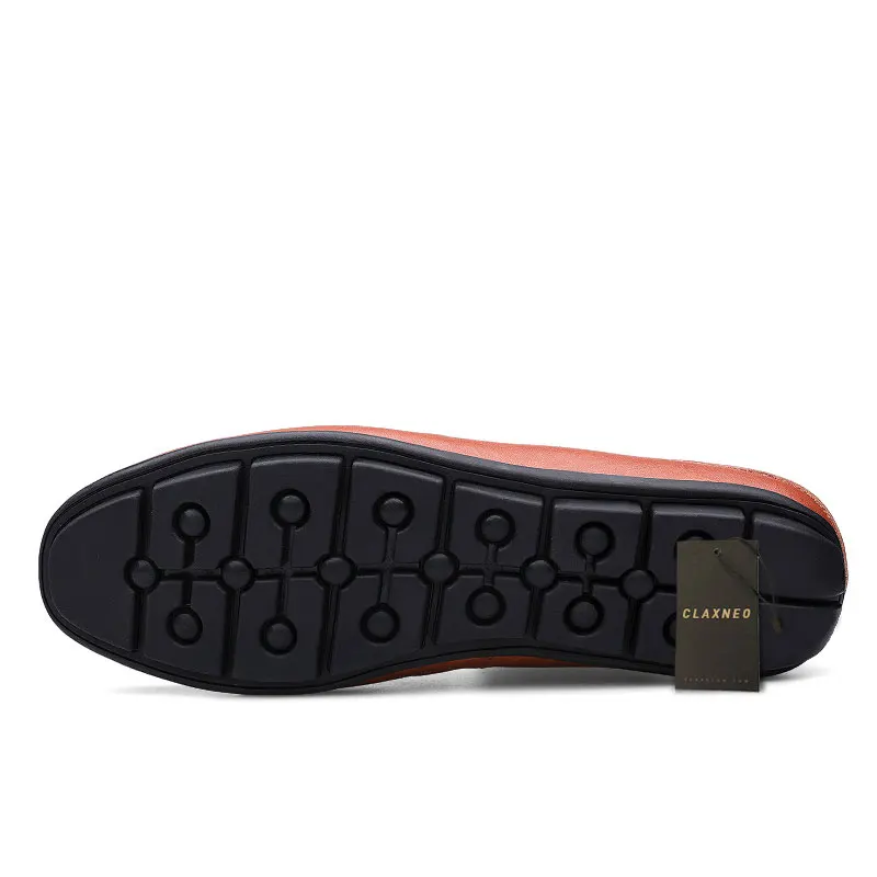 Мужские Водонепроницаемые Мокасины CLAXNEO Модные Кожаные слипоны дышащие мокасины