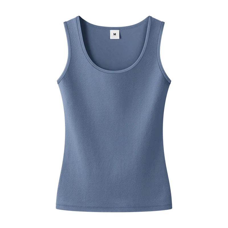 

White bottoming vest women's slim-fitting tight-fitting inner-shaped small vest summer new solid color camisole TB7056