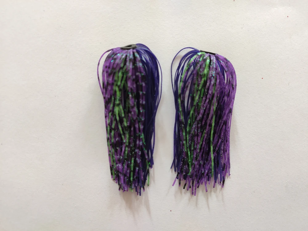 8 Пряди Ков 50 нитей Силиконовые юбки проволочные рыболовные аксессуары для Buzzbait