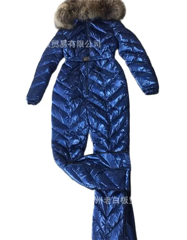 Женский зимний пуховик с капюшоном из натурального меха для девочек блестящая