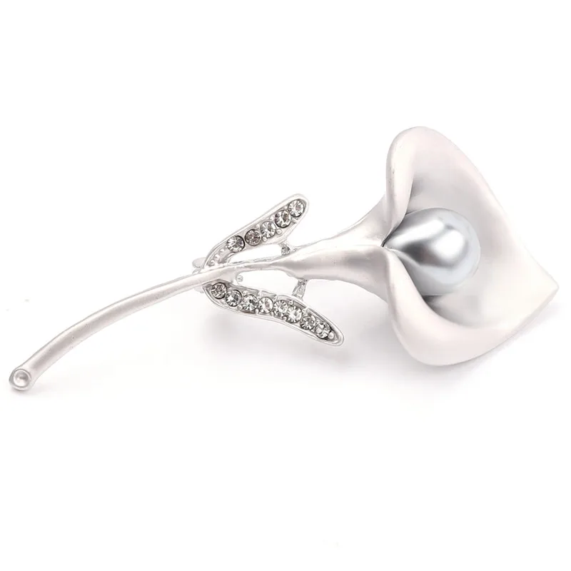 “Утреннее сияние” брошь в виде золотого и серебряного цвета Цвет имитация