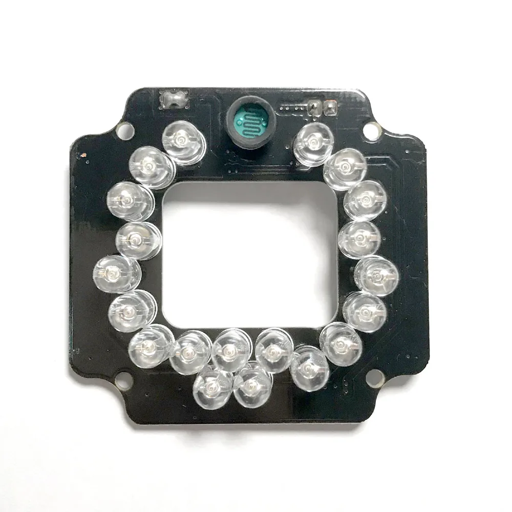

NEW 20 LEDs 5mm Infrared 90 Degrees Bulbs 850nm 20Leds IR Board Illuminator For CCTV Camera 10PS