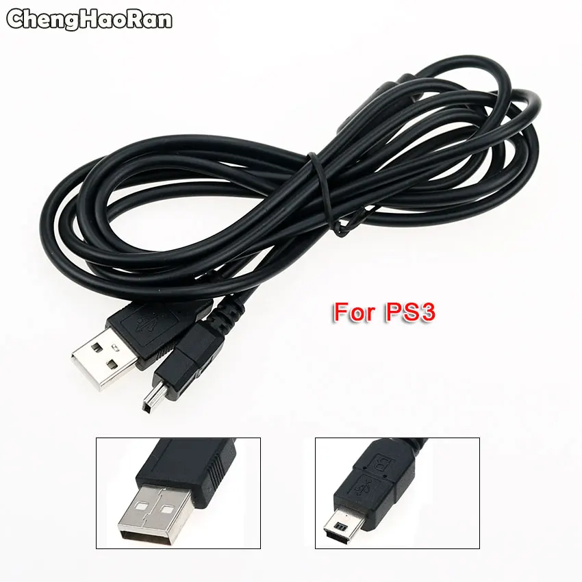 ChengHaoRan USB Кабель зарядного устройства для PS3 контроллер шнур питания для sony Playstation 3 геймпад игровые аксессуары
