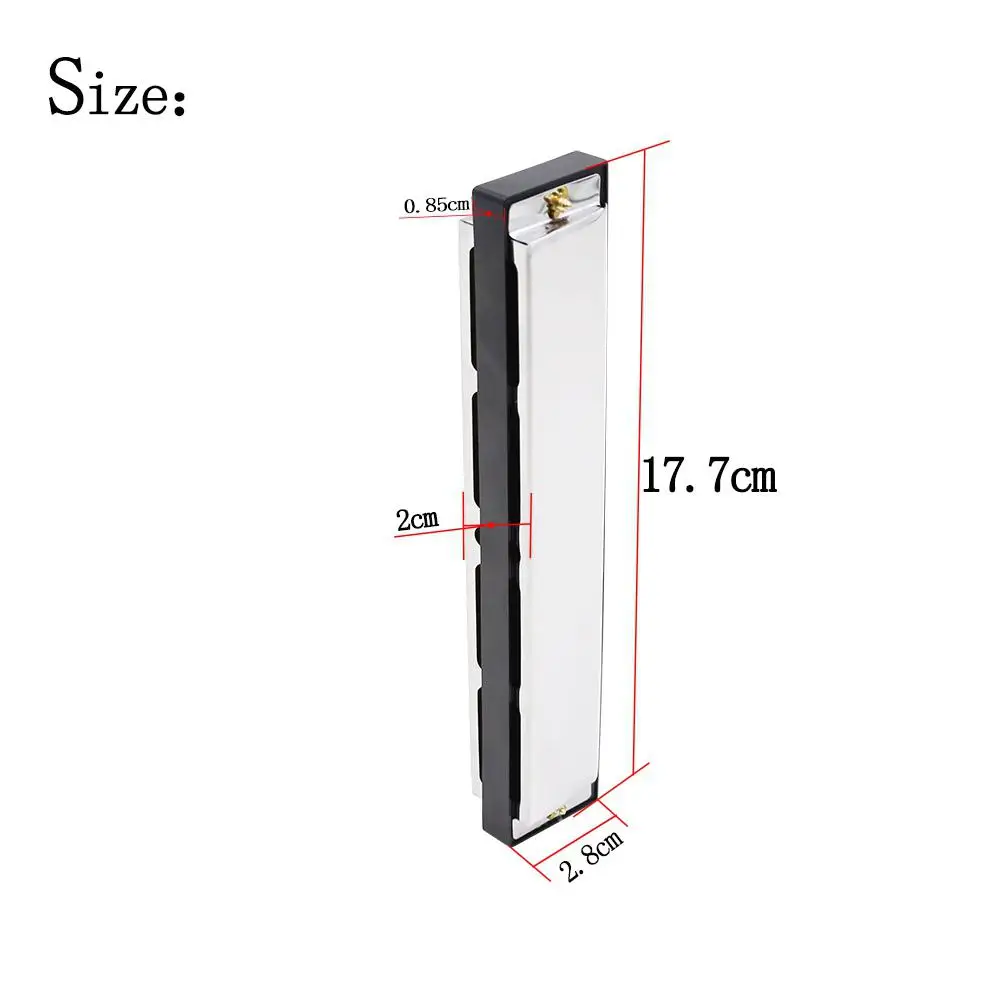 1 шт. подходит для музыкального начинающего полифонического C губная гармоника 24