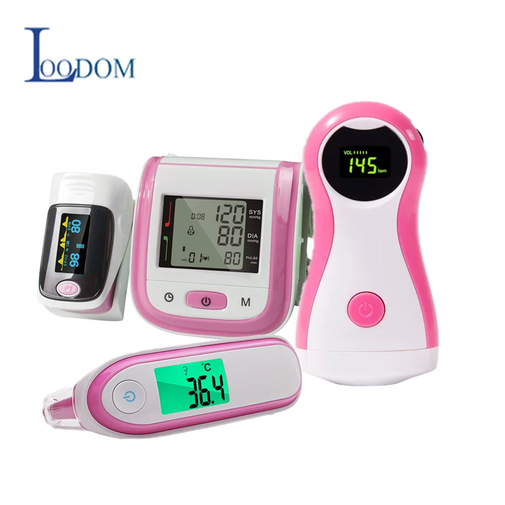 

Finger Pulse Oximeter Fetal Doppler Monitor Blood Pressure Monitor Digital Infrared Thermometer Saturometro-Monitor Ultrasound
