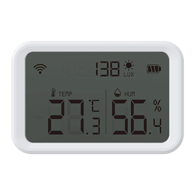 

Wifi Temperature Humidity Sensor Tuya ZigBee Wireless Hygrometer Thermometer with APP Alerts and Data Export