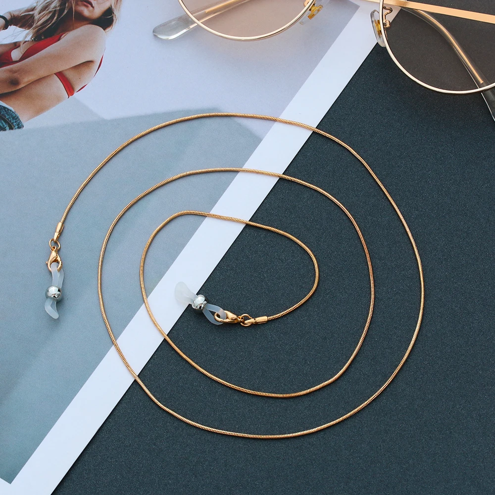 Длинная металлическая цепочка для очков 70 см | Аксессуары одежды