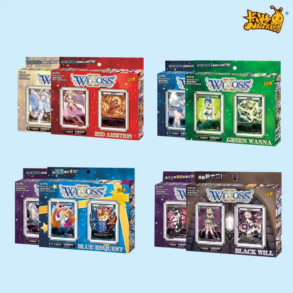 WIXOSS-Juego de mesa WXD, paquete b&aacute;sico de gama completa TCG, paquete adicional, sue&ntilde;o limitado, tarjeta de chica-1