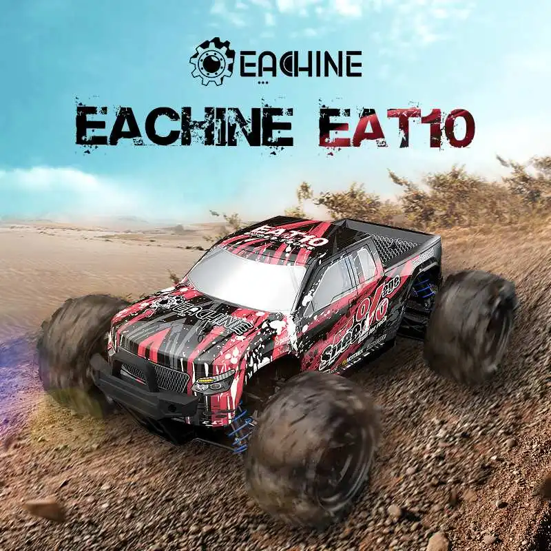 

Eachine EAT10 RC Car 1:18 Brushless/Brushed Truck 4WD High Speed 42 Km/h All Terrains Electric Off Road Monster Model Vehicle