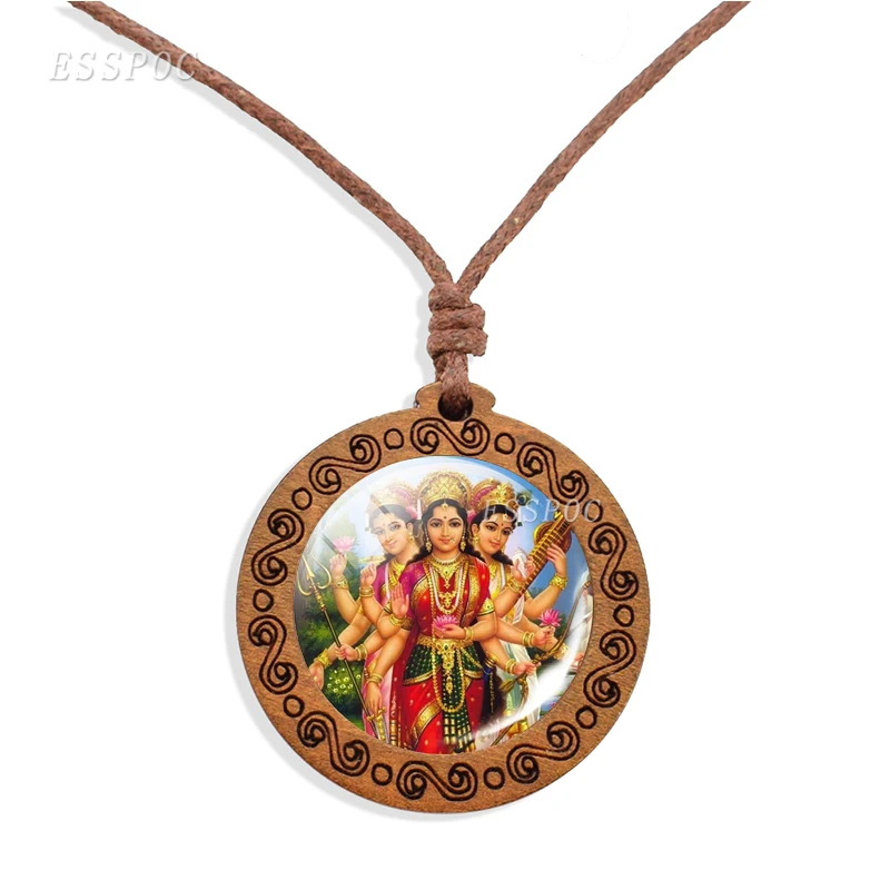 ЭТНИЧЕСКАЯ подвеска деревянное ожерелье индийские свадебные украшения