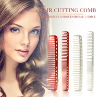 profession hairstylist hair trimming comb resin material hair braiding anti static cutting comb