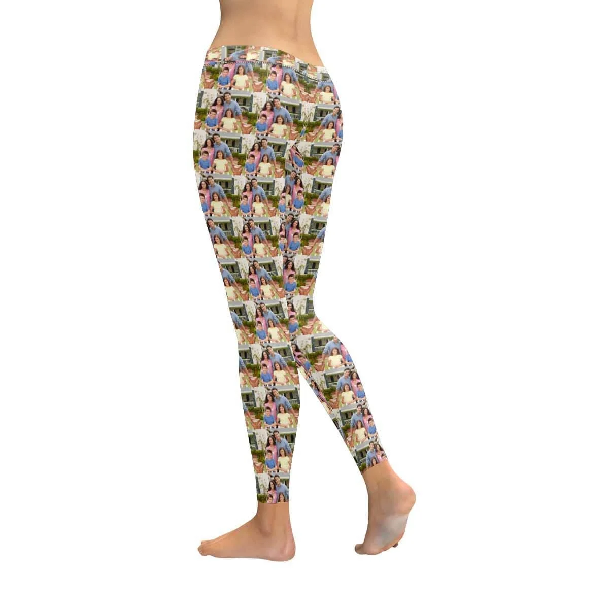 

Custom Family Photo Low Rise Leggings