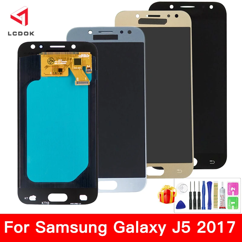 ЖК-экран AMOLED/TFT J530F для Samsung J5 2017 ЖК-дисплей сенсорный с дигитайзером Galaxy дисплей Pro