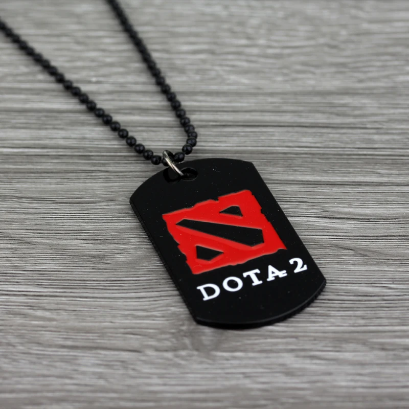 Покрытие из розового золота Защита древних DOTA 2 Aegis ожерелье чемпиона бесмерного чемпиона Щит Кулон - Окраска металла: Покрытие из розового золота