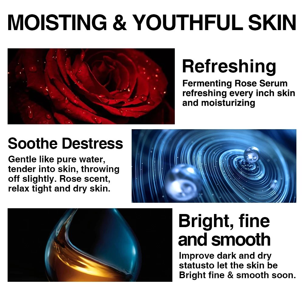 100% полностью натуральный органический Чистый Розовый сыворотка спрей тонера для