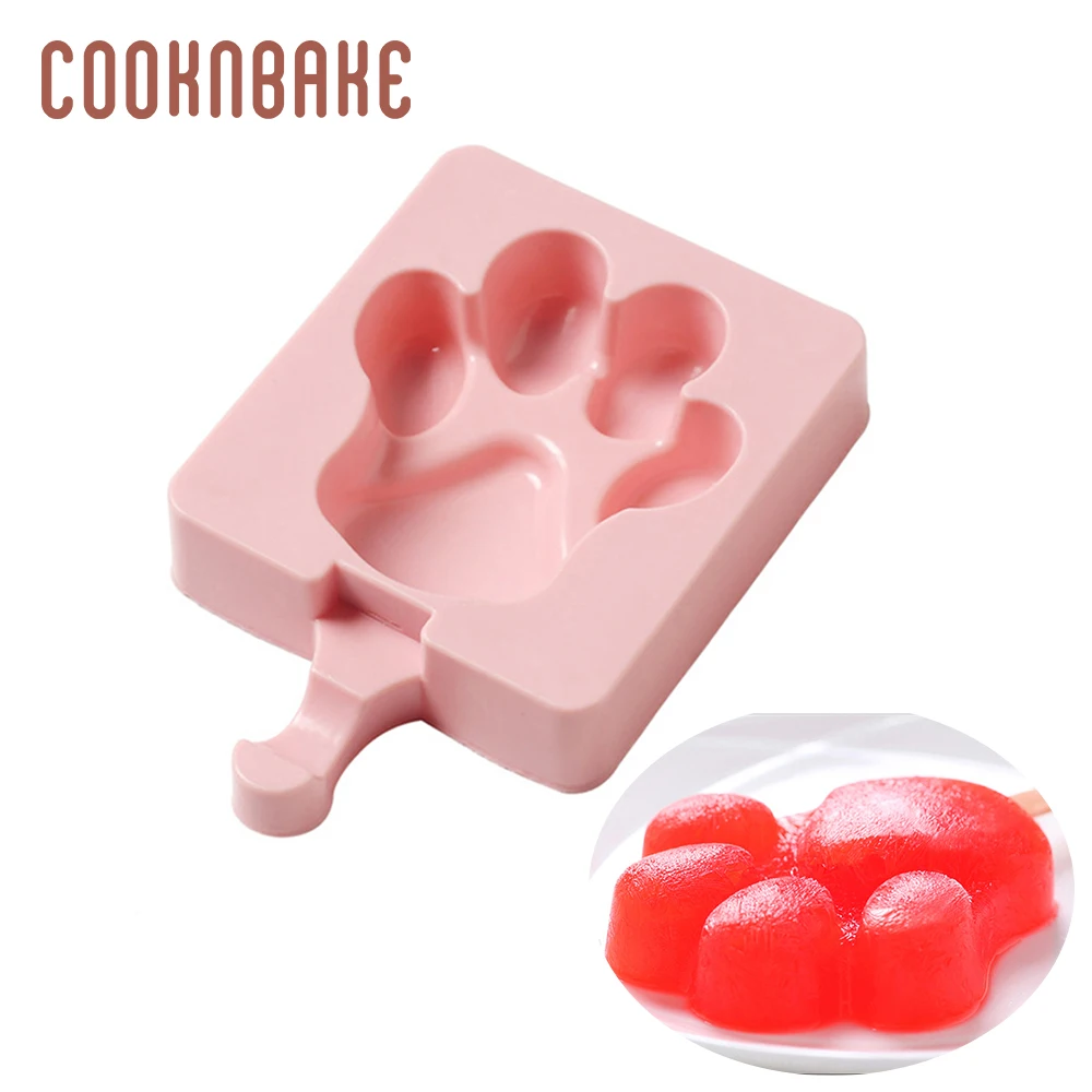 COOKNBAKE силиконовая форма для мороженого cat paw силиконовый инструмент кубиков с